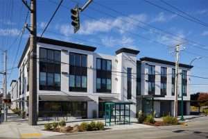 The Lurana Apartments exterior view, Olympia, WA