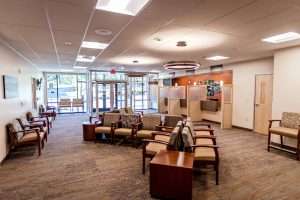 Adventist Health Medical Office Building reception lobby, Clackamas, Oregon