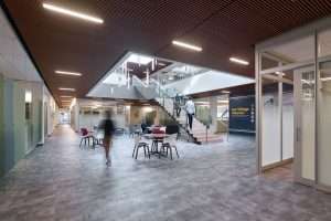 DaVita Corporate Office open space with people, Federal Way, WA