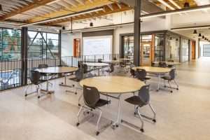 Kalama Middle School second-level seating