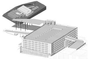 Valley Medical Center Parking Garage BIM model