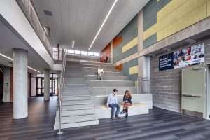 Bates Technical College Center for Allied Health Learning Stair, Tacoma, WA