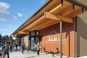 Roy H. Murphy Community Center entry, Fircrest, WA