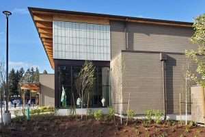 Roy H. Murphy Community Center gymnasium exterior, Fircrest, WA