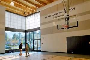Roy H. Murphy Community Center gymnasium interior, Fircrest, WA