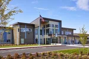 Hunt Middle School Exterior, Tacoma, WA