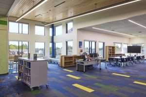Hunt Middle School Library, Tacoma, WA