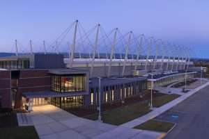 CWU Nicholson Pavilion exterior, Ellensburg, WA